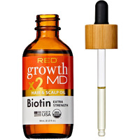 Red By Kiss Growth Md Strengthening Hair Oil With Biotin Rosemary For Hair Growth & Thinning, Cooling Scalp Treatment, Strengthens & Thickens Hair, Soothes Irritation (2 Fl Oz)