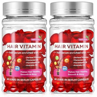 Hair Serum Capsules, Hair Vitamins,80 Pcs Hair Vitamin Serum Capsule,Nutrifold For Women Hair, Restores Dry Frizzy Hair, Hair Oil Capsules With Moroccan/Macadamia/Avocado Oil For Hair Repair