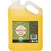 Us Organic Moroccan Argan Oil, Usda Certified Organic,100% Pure & Natural, Cold Pressed Virgin, Unrefined, Origin_Morocco, Size For Diy And Small Manufacturers (128 Oz (1 Gallon))