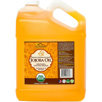 Us Organic Jojoba Oil, Usda Certified Organic,100% Pure & Natural, Cold Pressed Virgin, Unrefined, Haxane Free, Sourced From Middle East, Size For Diy And Small Manufacturers (128 Oz (1 Gallon))