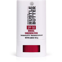 Hustle Butter Tattoo Aftercare Sunscreen Stick - Tattoo Sunscreen Stick, Fade Protection Spf 50, Hydrating With Shea Butter & Coconut Oil, Tsa-Friendly, Water Resistant, Non-Greasy, 0.68 Oz