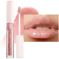 Pink Honey Lip Glosstinted Glitter Lipgloss Lip Oil Teens Moisturizing Lipstick Lip Balm High Shine And Vegan Plumping Lip Gloss For Women Girls Long-Lasting Dry Lip Care Lip Plumper Gloss 02