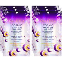 Pacifica - Blackhead Remover Pore Strips - 6-Pack Cosmic Vanish - For Nose, Chin & Forehead - Deep Cleansing Nose Strips W/Instant Pore Unclogging - Oil-Free Vegan Dermatologist Tested