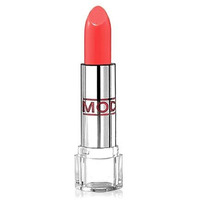 Mode Lustre Lipstick Hot Coral Orange Cream 60, Hydrating Creamy Pigment Rich Lip Color, Moisturizing Sweet Almond, Cherry, Avocado Natural Skin Care Fruit Oils, Organic Shea Butter
