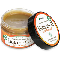 Well's Oil Batana Oil With Turmeric Extract - 100% Natural & Unrefined Organic Batana From Honduras | Dr. Sebi Approved | Strengthens, Supports Hair Growth & Enhances Texture (4.23 Oz. / 119 G)
