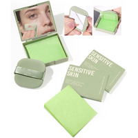 Sumeitang 300 Oil Blotting Sheets For Face With Mirror & Puff Set | Oil Absorbing Sheets For Oily Skin | High-Performance Oil Control | Say Goodbye To Greasy | Summer Essentials For Women