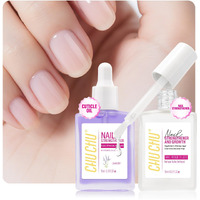 Nail Care Set With Strengthener And Cuticle Oil: Clear Nail Hardener And Lavender Oil - Repair & Growth Treatment For Weak Damaged Nails - For Women Beginners Professionals Home Manicure Travel