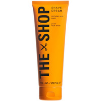 The Shop By Lebron James Men's Soothing Shave Cream, Ultra-Rich Lather For All Skin Types, Helps Prevent Nicks, Razor Burn & Irritation, Conditions & Smoothes With Macadamia Oil, 7 Fl Oz