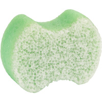 Spongeables Pedi Scrub Foot Buffer, Contains Shea Butter And Pedicure Oil For Moisturizer, Exfoliator For Soften Skin, Green Apple, 1 Count