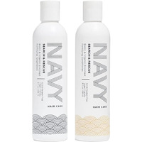 Navy Hair Care Search And Rescue Shampoo & Conditioner Set | Biotin And Rosemary Oil Enriched For Hair Growth | Suited For All Hair Types | Sls & Paraben Free | 8 Oz (Set Of 2)
