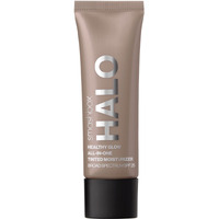 Smashbox Halo Healthy Glow All-In-One Tinted Moisturizer With Spf 25 | Light To Medium Coverage | Hyaluronic Acid, Oil Free + Anti Humidity, 0.41 Fl Oz, Medium Tan