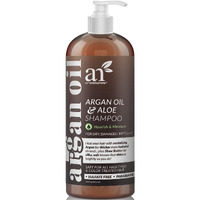 Artnaturals Moroccan Argan Oil Shampoo - (16 Fl Oz / 473Ml) - Moisturizing, Volumizing Sulfate Free Shampoo For Women, Men And Teens - Used For Colored And All Hair Types, Anti-Aging Hair Care