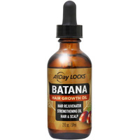 Allday Locks Batana Hair Growth Oil | Healthy, Thicker, Stronger, Shinier Hair | 100% Honduras Batana Oil | Nourishes Damaged, Dry, Brittle Hair | Eliminates Split Ends & Breakage | Made In Usa | 2 Oz
