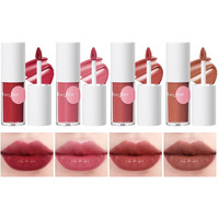 Bayfree Tinted Lip Oil Stain Set, Hydrating High Shine Lip Gloss Set, Long-Lasting Bright Color Lipgloss For Dull Lips, Weightless & Non-Sticky, Vegan Korean Makeup, Crystal Finish