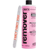 Onyx Professional Nail Polish Remover With 7 Inch Nail File, Strawberry Scent, Made In Usa, 16 Fl Oz - Moisturizing Formula, Acetone-Based Gel Polish Remover, Enhanced With Vitamin E, Grape Seed Oil