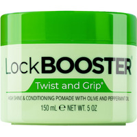 Style Factor Lock Booster Twist & Grip Braid Gel (5 Oz.) With Olive&Peppermint Oil- Strong Hold, Flake-Free, Frizz-Free Hair Braiding Gel For Defined & Long-Lasting Twists, Locs & Braids