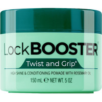 Style Factor Lock Booster Twist & Grip Braid Gel (5 Oz.) With Rosemary Oil- Strong Hold, Flake-Free, Frizz-Free Hair Braiding Gel For Defined & Long-Lasting Twists, Locs & Braids