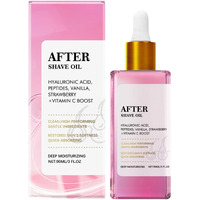 Strawberry Vanilla After Shave Oil Women For Smooth Skin, Soft Serve After Shave Oil, Prevent Ingrown Hairs & Dryness 1Bottle