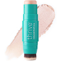 Thrive Causemetics Triple Threat Color Stick: Cream Highlighter Stick With Vitamin E, Evening Primrose Oil, Waterproof Smudge Proof Face Makeup Formula, Joy (Gold Shimmer)