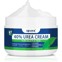 Xifepfr Urea Cream 40 Percent For Feet Maximum Strength, With 2% Salicylic Acid Urea Foot Cream For Dry Cracked Heels And Feet, Tea Tree Oil Foot Cream For Corn And Callus Remover (8.8Oz)