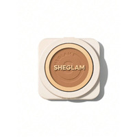 Sheglam Skin-Focus Full Coverage Powder Foundation Oil-Control Lightweight Face Pressed Powder Makeup-Warm Vanilla