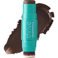 Thrive Causemetics Triple Threat Color Stick: Cream Bronzer & Contour Stick With Vitamin E, Evening Primrose Oil, Waterproof Smudge Proof Face Makeup Formula, Kayla (Deep Golden)