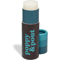 Poppy & Pout Coastal Coconut Jumbo Lip Balm | All Natural Lip Balms & Moisturizers | Hydrates With Beeswax, Vitamin E, Organic Coconut Oil | Cruelty-Free | Lip Balm In Recyclable Cardboard Tube