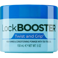 Style Factor Lock Booster Twist & Grip Braid Gel (5 Oz.) With Tea Tree Oil - Strong Hold, Flake-Free, Frizz-Free Hair Braiding Gel For Defined & Long-Lasting Twists, Locs & Braids