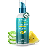 Mielle Weightless Hair Oil - Kalahari Melon & Aloe Vera Deep Hydration Hair Treatment For Dry, Curly And Textured Hair - Lightweight, Non-Greasy Formula For Long-Lasting Hydration (4 Fl Oz)