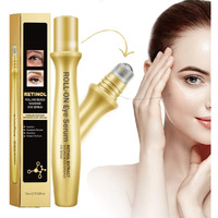 Eye Serum, Under Eye Roller Cream For Dark Circles, Anti-Aging Wrinkles And Firming, 360 Massage Ball Ice Roller For Fine Lines, Bags, Puffy Eyes, Eye Skin Care For Women Men