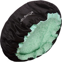 Heat Cap For Deep Conditioning & Oil Treatments - Cordless Microwaveable Heating Cap For Natural, Kinky, Curly, Wavy, 4C, Straight Hair - Flaxseed Bonnet Retains Heat For 20-30 Min - Turquoise