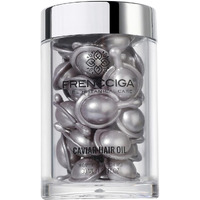Frencciga Caviar Luxurious Anti-Aging Hair Oil Capsules, Caviar Oil Hair Serum Treatment For Nourishing Hair, Adding Shine, Heat Protecting & Frizz Controling 30 Capsules