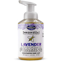 Beessential All Natural Foaming Hand Soap, Lavender And Bergamot Essential Oils, Made With Moisturizing Aloe & Honey - Made In The Usa, 16 Oz