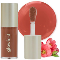 Glowiest Dream Glow Tinted Lip Oil ; 3-In-1 Formula: Lip Gloss With A High Shine Finish, Non-Sticky Long Lasting | Korean Plumped Tinted Lip Oil - 0.19 Fl. Oz. 5.7 Ml (003 Dusty Rose, Original)