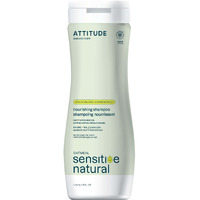 Attitude Hair Shampoo For Sensitive Dry Scalp, Ewg Verified, Soothing Oat, Dry And Damaged Hair, Naturally Derived Ingredients, Vegan And Plant-Based, Nourishing, Avocado Oil, 16 Fl Oz