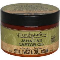 Urban Hydration Jamaican Castor Oil Curl Styling Cream | Sulfate, Paraben And Dye Free, Moisturizes, Thickens, Prevents Breakage And Lengthens For Strong Hair, All Hair Types, 8.4 Ounces