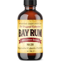Bay Rum Aftershave Splash For Men - Crafted With Authentic Bay Oils From Dominica Republic In The Virgin Islands - Natural And Pure Ingredients - 4Oz. - From Barberry Coast Shave Co.