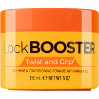Style Factor Lock Booster Twist & Grip Braid Gel (5 Oz.) With Marula Oil - Strong Hold, Flake-Free, Frizz-Free Hair Braiding Gel For Defined & Long-Lasting Twists, Locs & Braids
