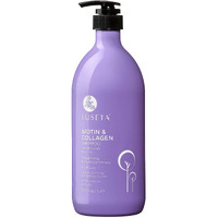 Halforange Luseta Biotin & Collagen Shampoo Thickening For Hair Loss & Fast Hair Growth - Infused With Argan Oil To Repair Damaged Dry Hair - Sulfate Free Paraben Free 33.8Oz
