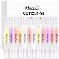 Melodysusie 12Pcs Cuticle Oil Pen Set,Nail Moisturizing Cuticle Oil Enriched With Vitamin E,Softens And Repairs Cuticles,Nail Strengthener,Protects Damaged Skin,Thin Nails
