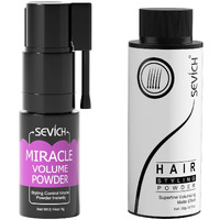 Sevich Miracle Volume Powder - Texturizing Hair Styling Powder For Men & Women, 360 Adjustable Nozzle, Oil Control & Fluffy Hair, Travel-Size Matte Finish Hair Powder, 4G Spray + 20G Refills
