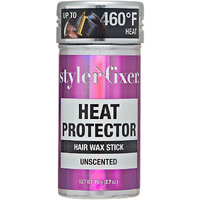 Red By Kiss Style Fixer 2-In-1 Hair Wax Stick Heat Protector Up To 460F, Avocado Oil, Biotin & 18 Amino Acids, Smooth Flyaway, Wigs & Natural Hair (2.7 Oz, Unscented)
