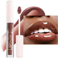 Brown Chocolate Lip Glosstinted Glitter Lipgloss Lip Oil Teens Moisturizing Lipstick Lip Balm High Shine And Vegan Plumping Lip Gloss For Women Girls Long-Lasting Dry Lip Care Lip Pumper Gloss 06