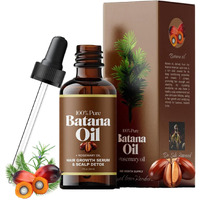 Batana Oil For Hair Growth, Upgrade 100% Natural Raw Batana Oil Unrefined Natural Batana Oil Revitalized Hair Strength - Promotes Hair Thickness For Women & Men Hair Care Oil, 30Ml (1Pcs)