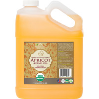 Us Organic Apricot Kernel Oil, Usda Certified Organic,100% Pure & Natural, Cold Pressed Virgin, Unrefined, Size For Diy And Small Manufacturers (128 Oz (1 Gallon))