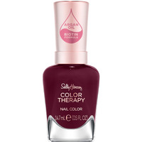 Sally Hansen Color Therapy, Rise And Wine, Argan Oil, Long Lasting, Healthy Nails, Red Nail Polish