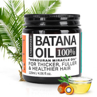 Organic Batana Oil For Hair Growth, 100% Pure Batana From Honduras, Hair Treatment Oil For Thick And Strong Hair, 4 Fl Oz