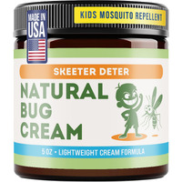 Natural Bug Cream - No Spray Formula, Made With Plant Essential Oils, Safe For Kids