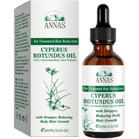 Cyperus Rotundus Oil For Hair Removal,100% Natural Cyprus Oil, Recommended Organic Formula,Reduces Hair Growth, Soothes Skin, Ideal For Men & Women, 60Ml