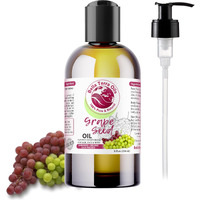 Bella Terra Oils - Organic Grape Seed Oil 8Oz - The Pinnacle Of Organic Grape's Enzymatic Excellence, Famed For Its Linoleic Acid & Omega-6, For The Discerning Skin Connoisseur